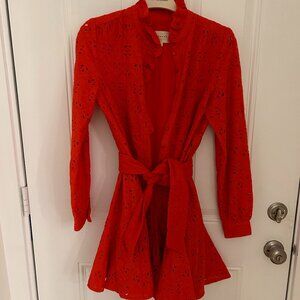 Sezane Marly Short Dress - Coral (4)